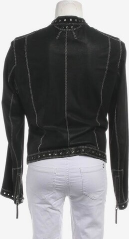 Marc Cain Lederjacke / Ledermantel L in Schwarz