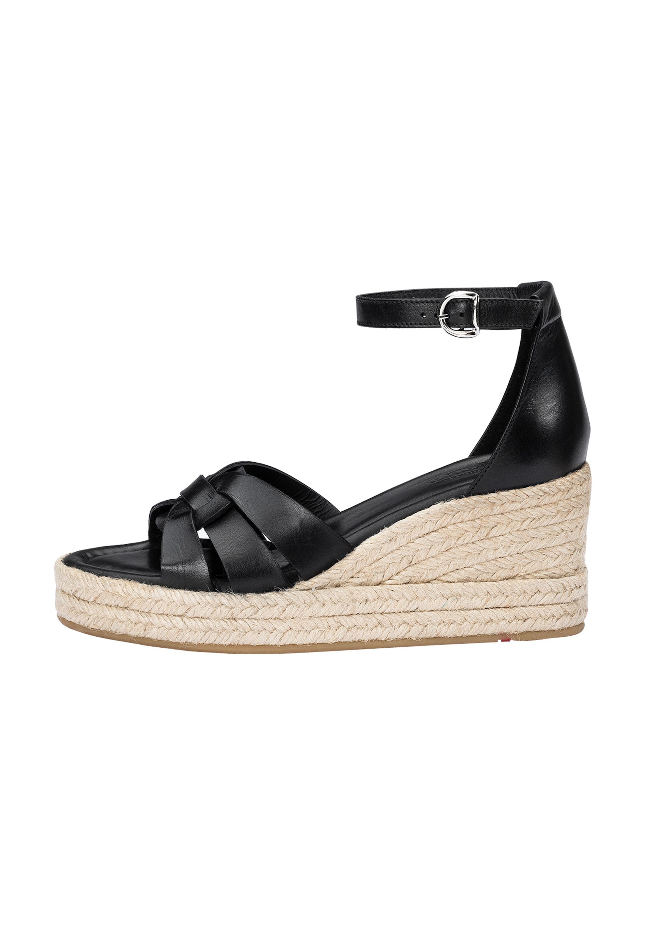 LLOYD Strap sandal in Black: front