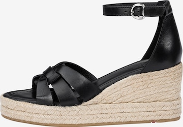 LLOYD Strap Sandals in Black: front