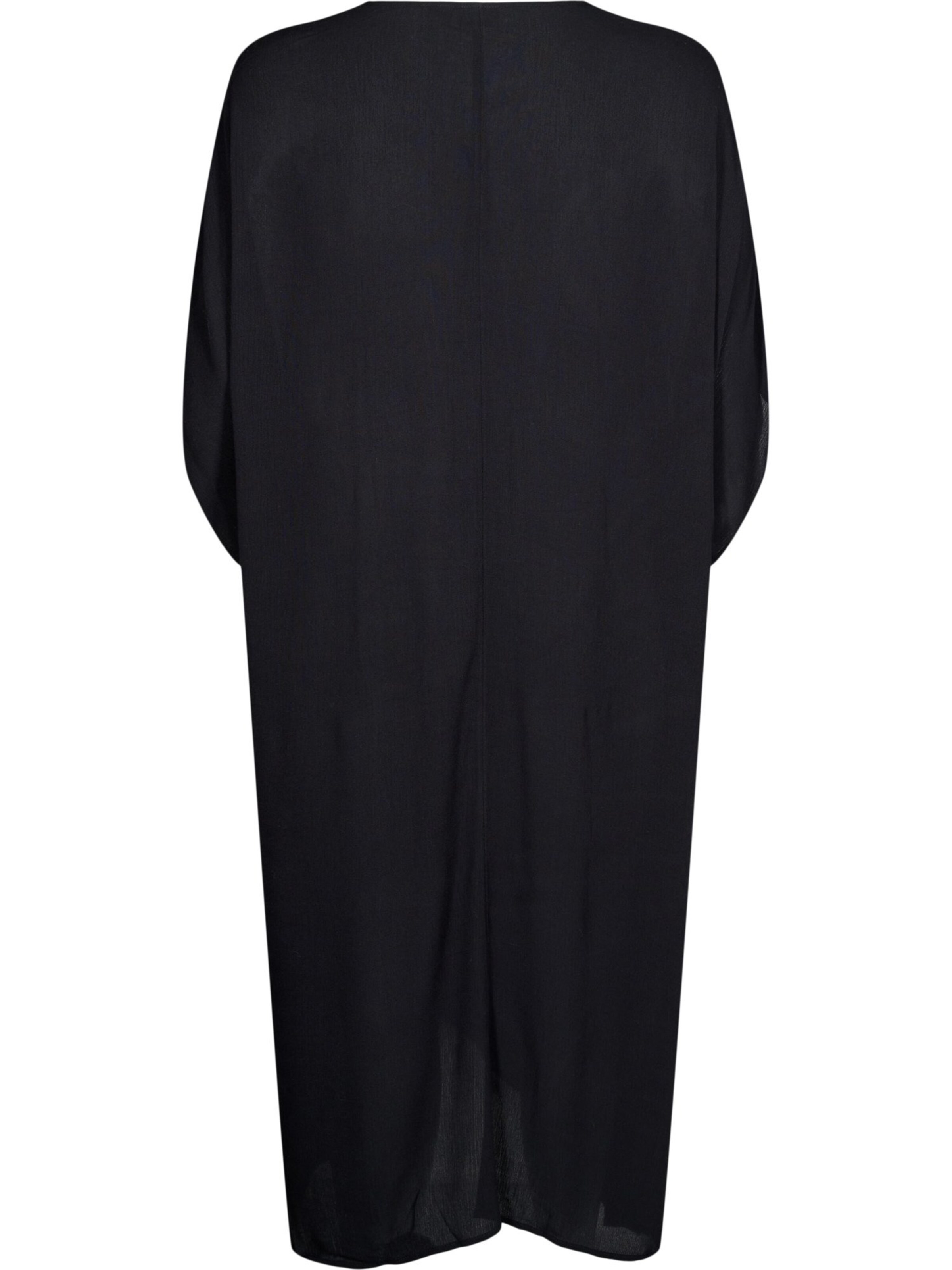 Swim by Zizzi Obleka za na plažo 'Slulu' | črna barva