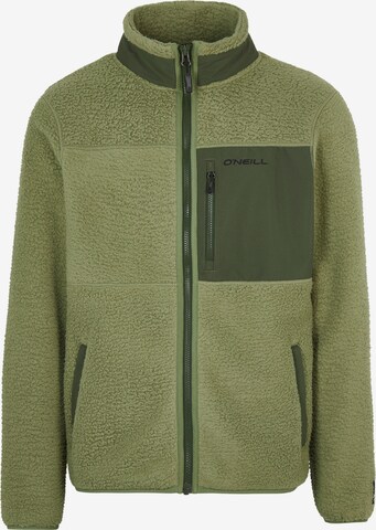 O'NEILL Fleece jas in Groen: voorkant