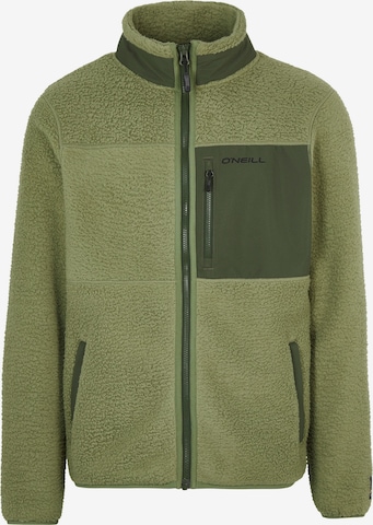 O'NEILL Fleece jas in Groen: voorkant