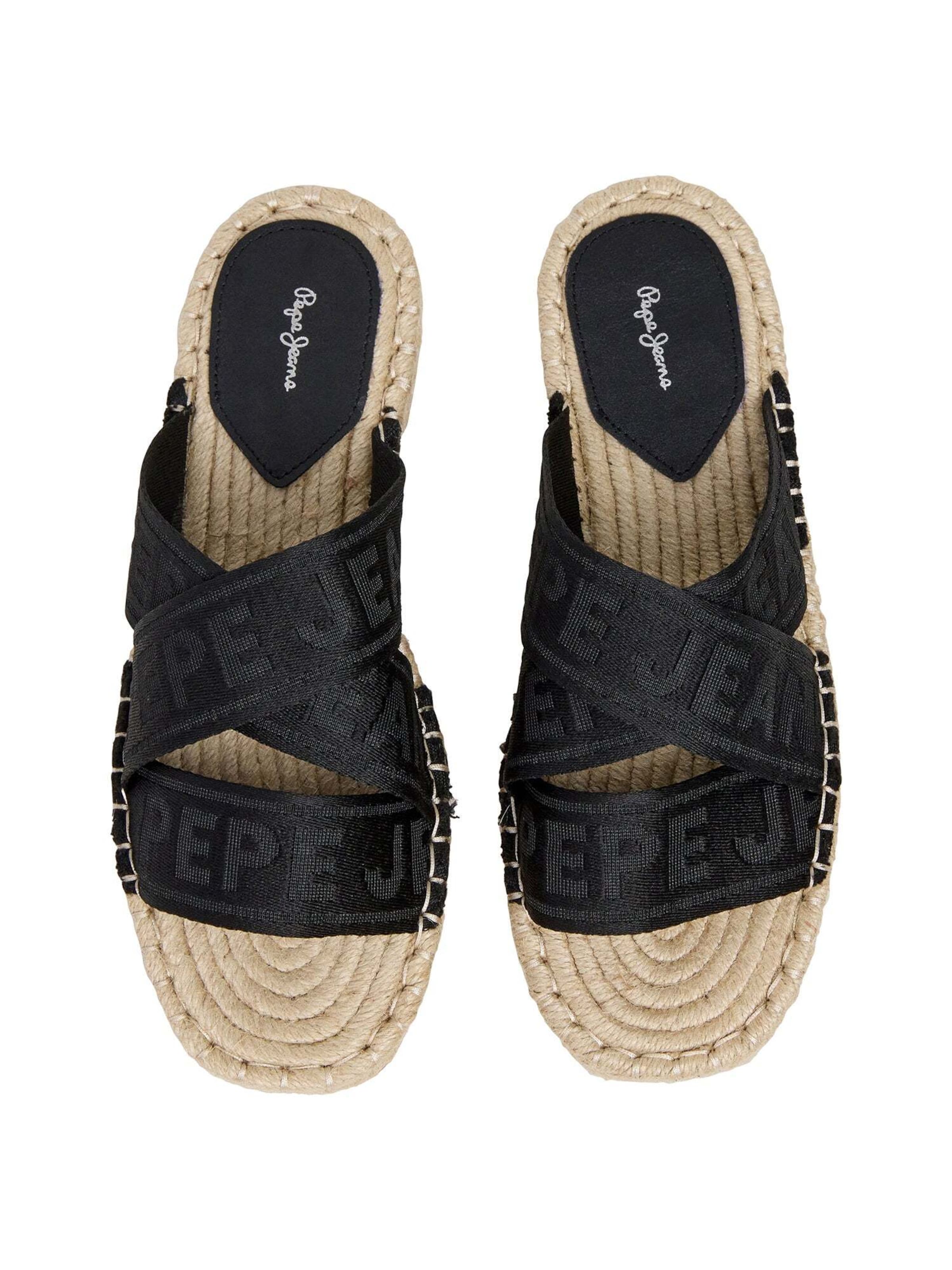 Pepe Jeans Pantolette 'AURI DANCE' in Schwarz