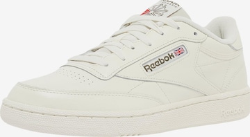 Baskets basses 'Club C 85' Reebok en blanc : devant