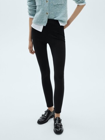 MANGO Skinny Leggings 'BON' in Schwarz: Vorderseite