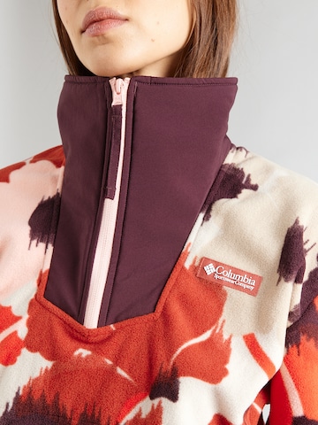 sarkans COLUMBIA Sporta džemperis 'Sequoia Grove™'