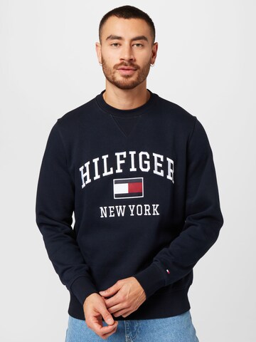 TOMMY HILFIGER Sweatshirt in Blau: Vorderseite