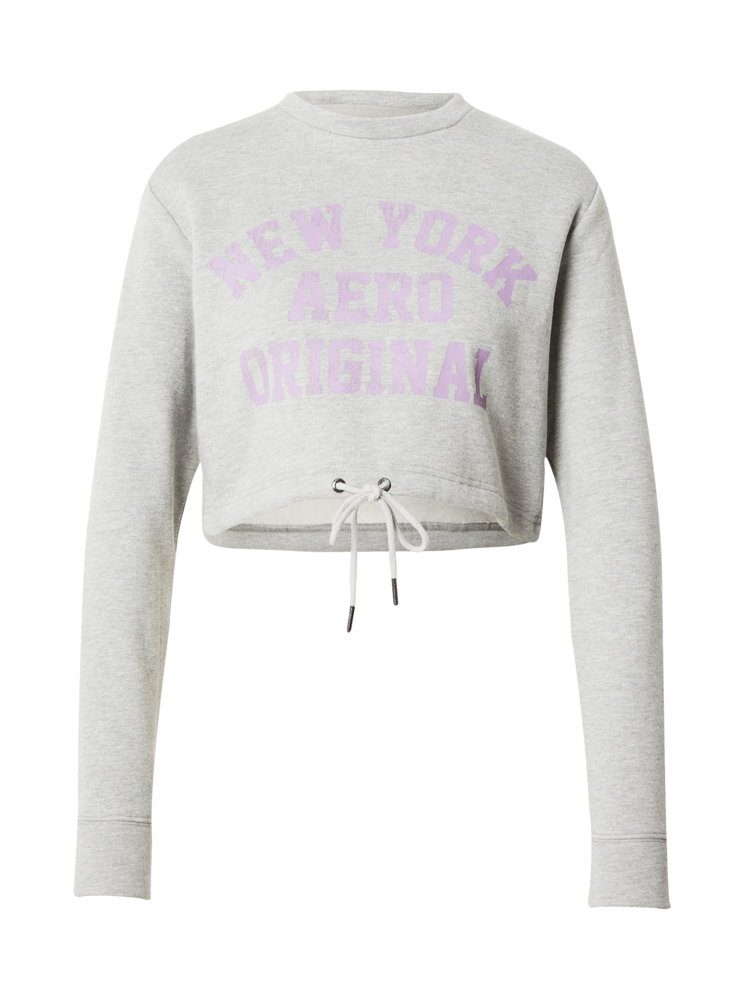 AÉROPOSTALE Sweatshirt &#x27;NEW YORK ORIGINAL&#x27; i grå: framsida