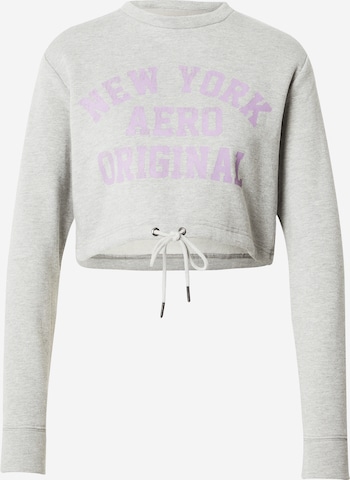 AÉROPOSTALE - Sweatshirt 'NEW YORK ORIGINAL' em cinzento: frente