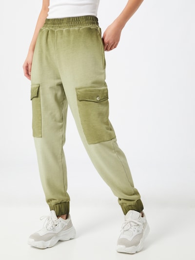 Aligne Hose 'Anya' in khaki, Modelansicht