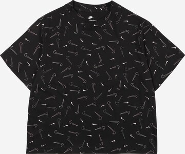 Nike Sportswear T-Shirt in Schwarz: predná strana