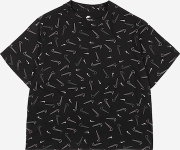 Nike Sportswear T-shirt i svart: framsida