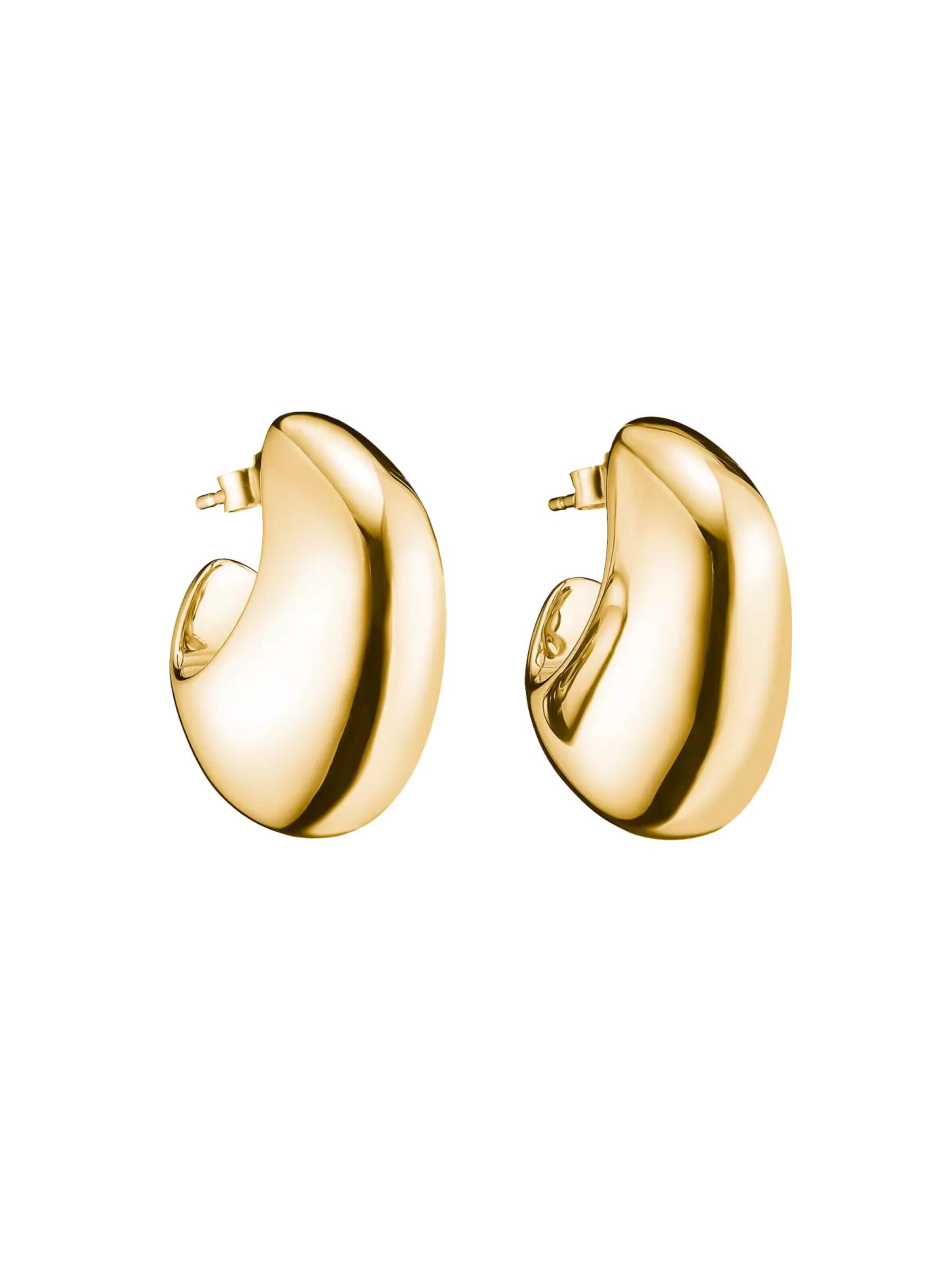 Thomas Sabo Ohrringe 'Vergoldete Chunky Ohrringe mit Voluminösem Design'‌‌‌‌‌‌‌ in One Size in gold, Produktansicht