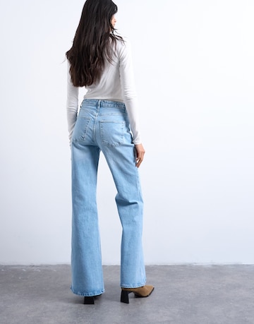 TOPSHOP Bootcut Kavbojke | modra barva