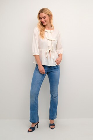 Cream Shirt 'Venta' in White