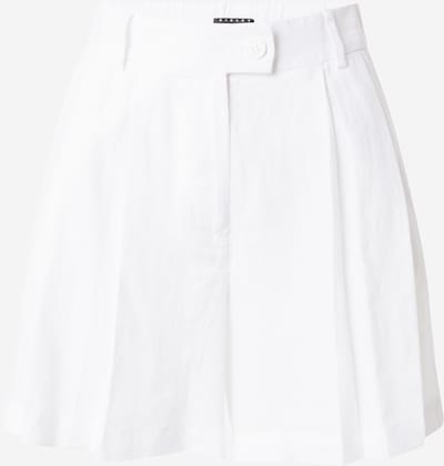 Sisley Pantalon à pince en blanc, Vue avec produit