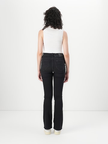 Lee Bootcut Farmer 'BREESE' - fekete: hátul