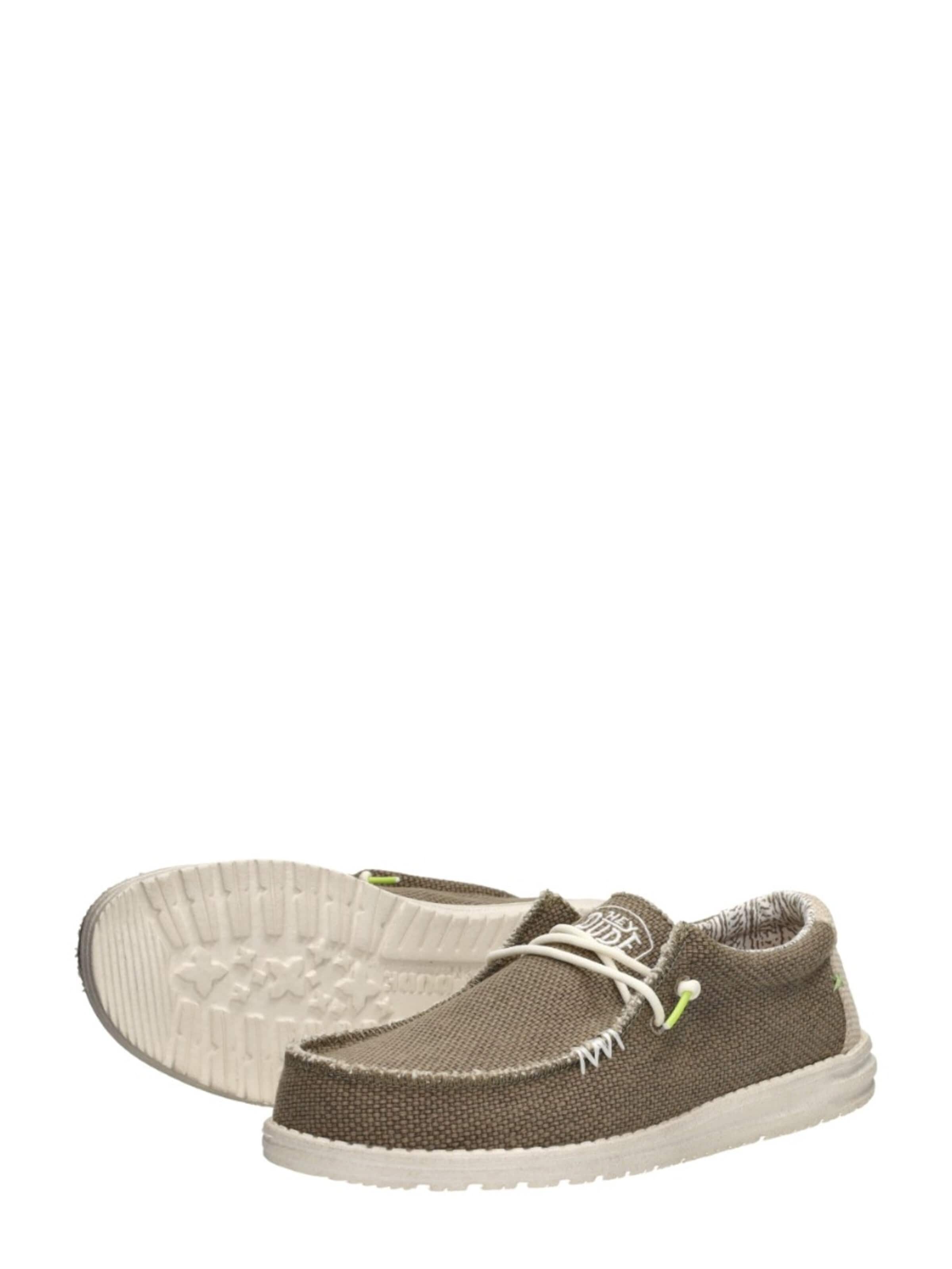 HEY DUDE Classic Flats 'Wally Braided' in Grey