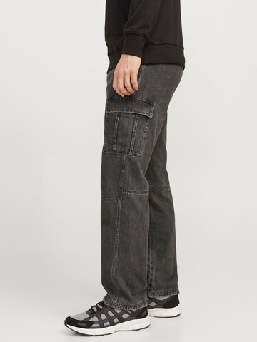 regular Jeans cargo 'JJIEddie JJWade' di JACK & JONES in nero