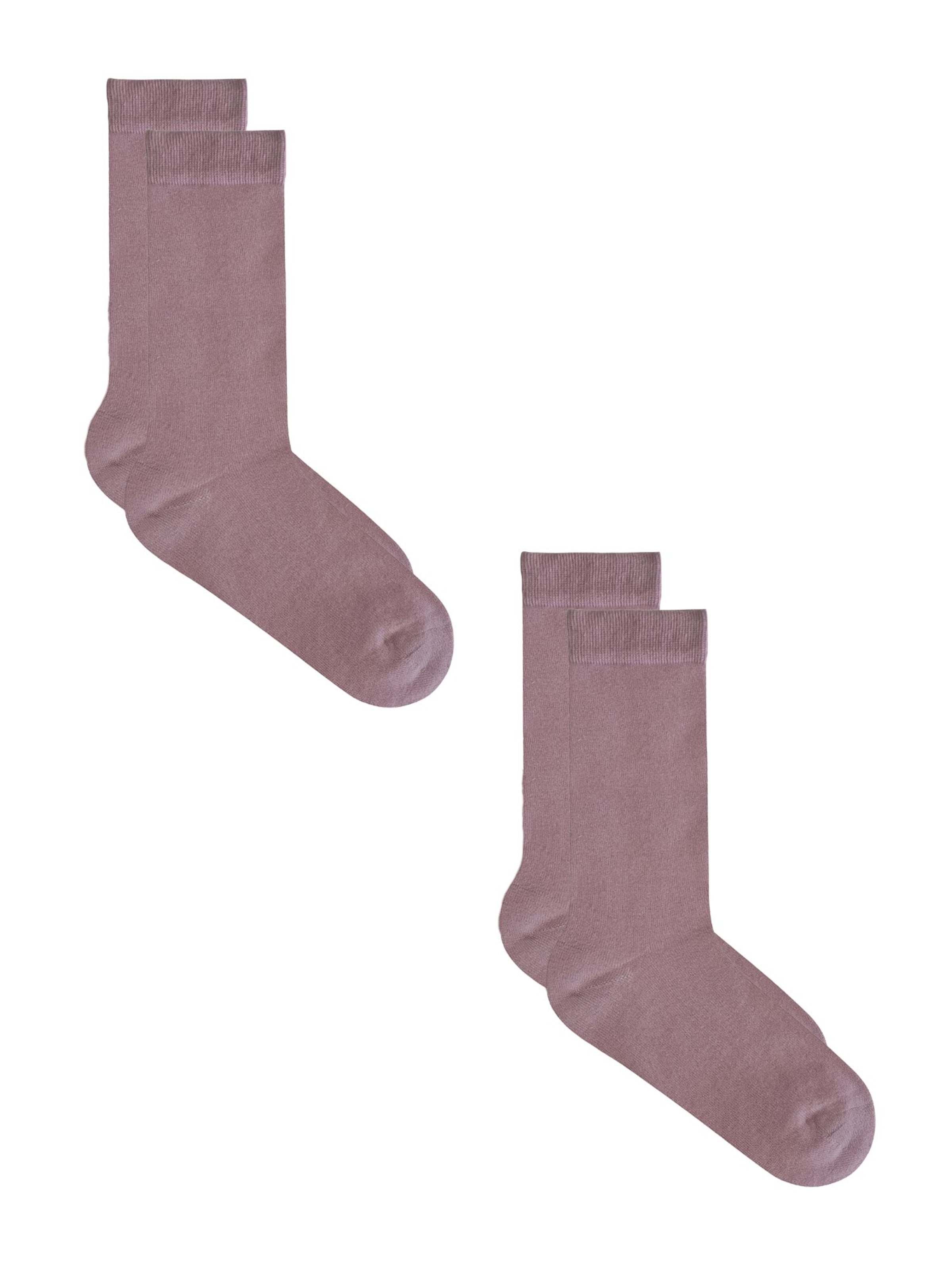 Albero Natur Socken‌‌‌‌ in Lila: Vorderseite