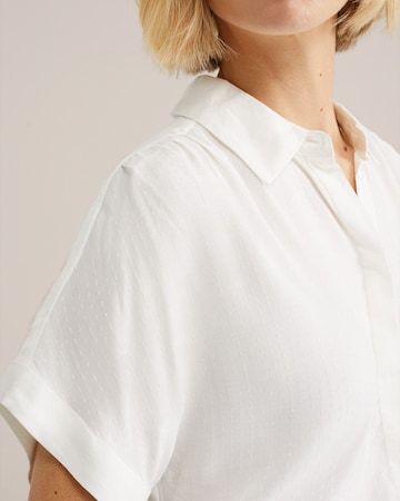 Chemisier WE Fashion en blanc