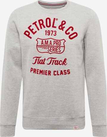 Petrol Industries Sweatshirt in Grau: predná strana