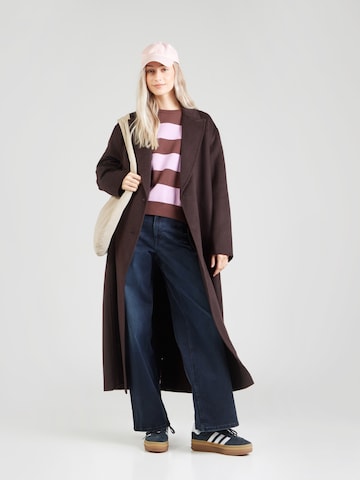 Pull-over mazine en marron