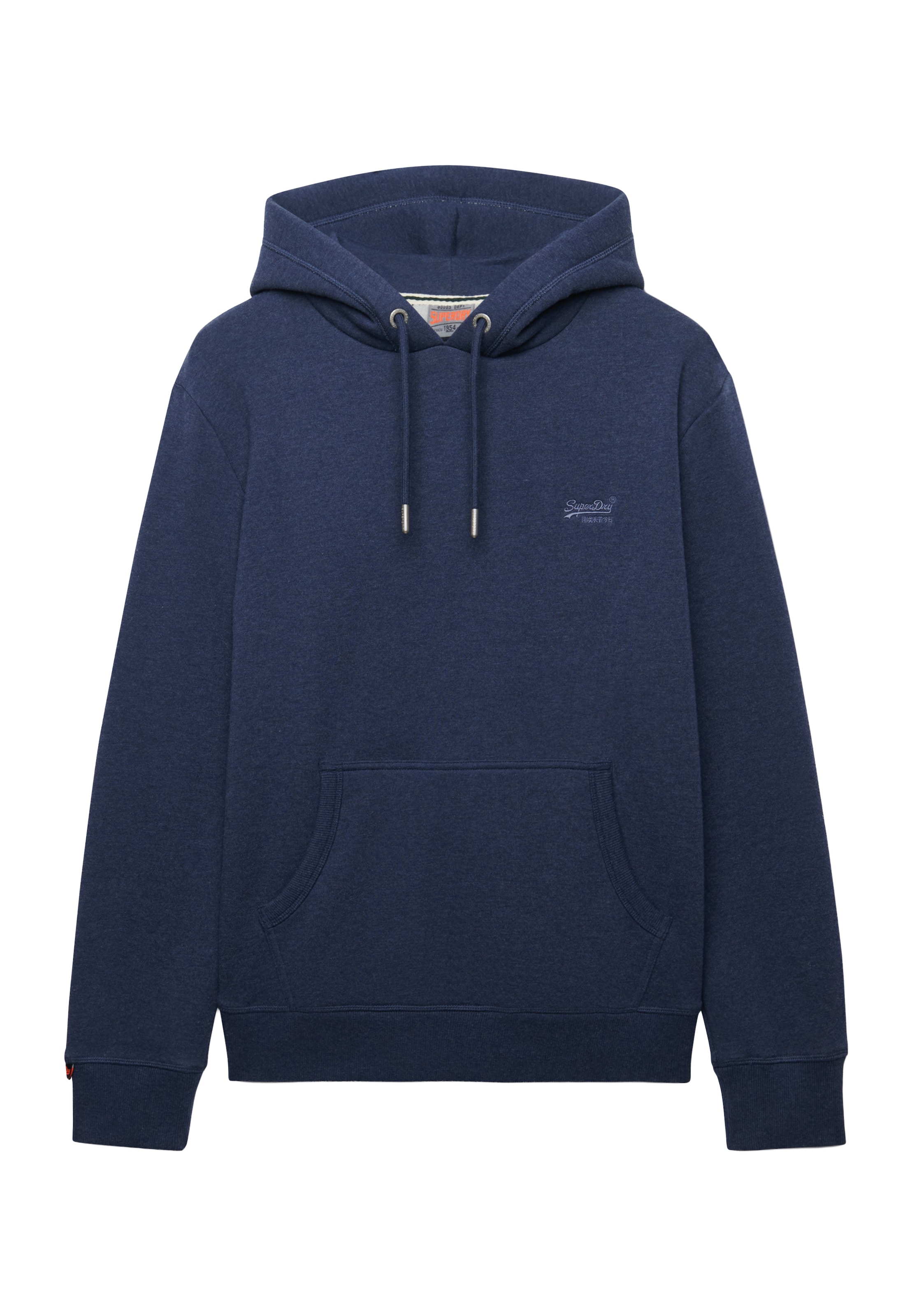 Superdry & Co Mikina 'ESSENTIAL' – modrá: přední strana