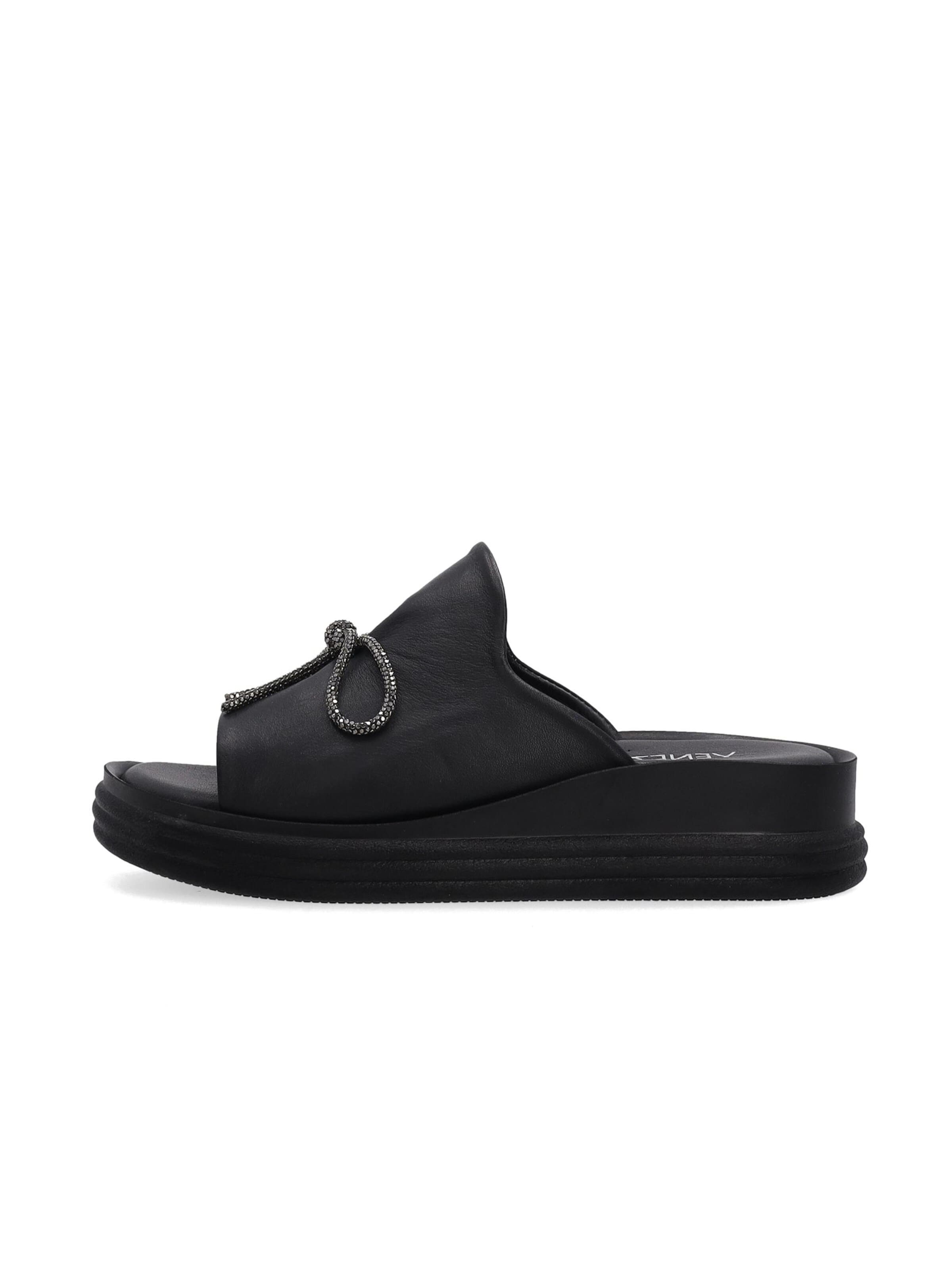 VENEZIA Pantolette‌‌‌‌‌‌‌‌ in Schwarz: Vorderseite