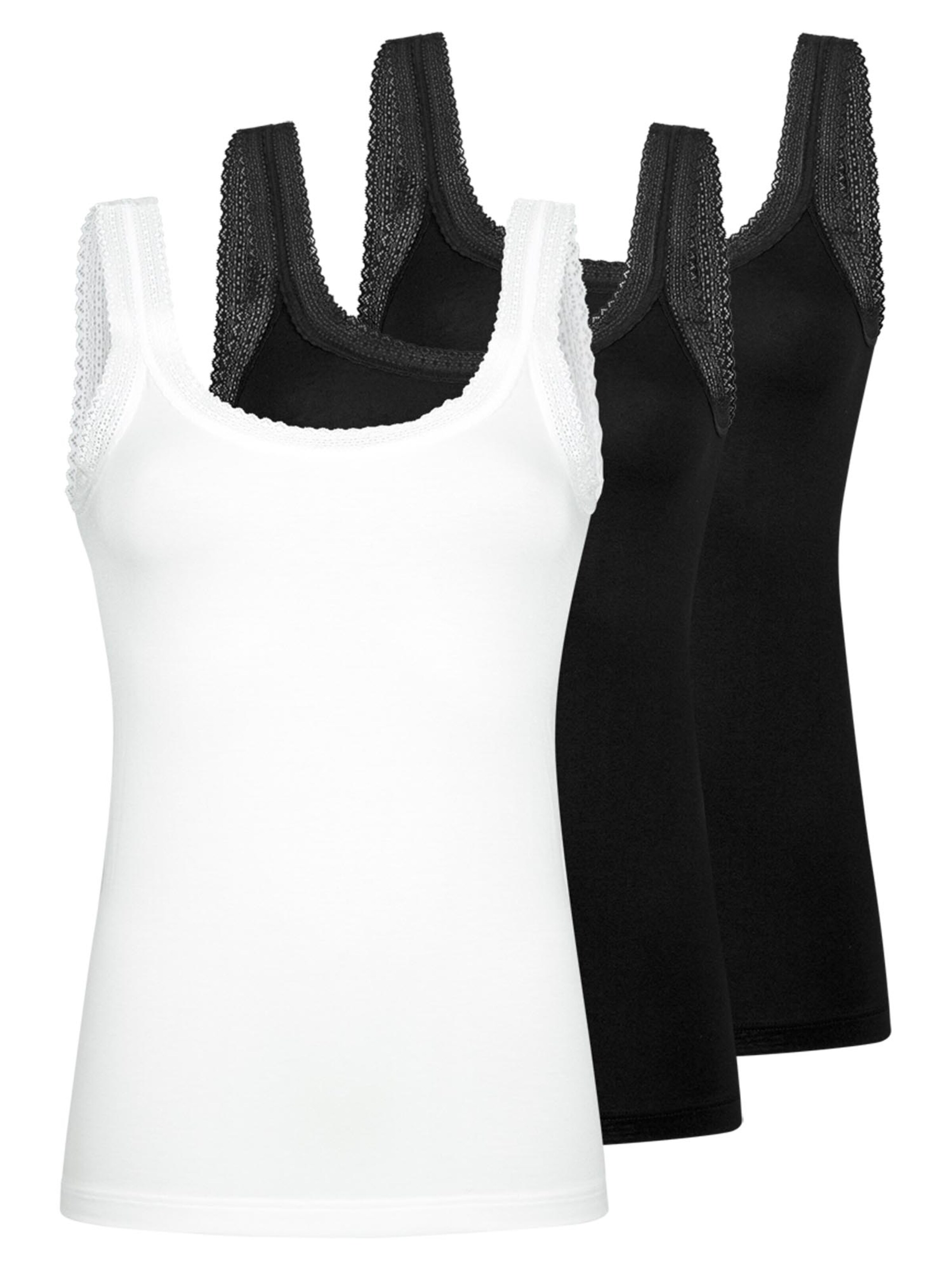 Mey Undershirt 'Modal Lace' in Grey: front