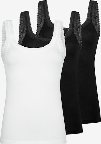 Mey Undershirt 'Modal Lace' in Grey: front