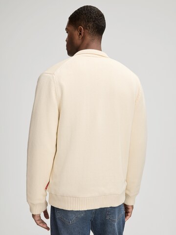 JOOP! Jeans Knit cardigan 'Walto' in Beige