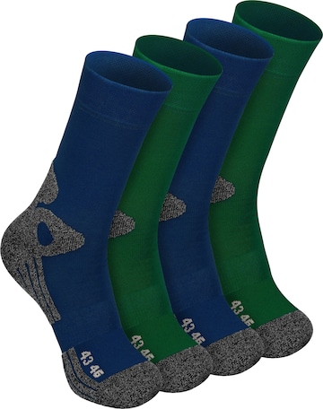celodoro Athletic Socks 'Trekking Exclusive' in Green: front