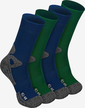 celodoro Athletic Socks 'Trekking Exclusive' in Green: front