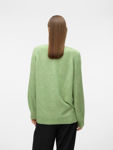 VERO MODA Свитер 'LEAF' в Зеленый