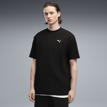 PUMA Functioneel shirt 'Essentials Elevated' in Zwart: voorkant