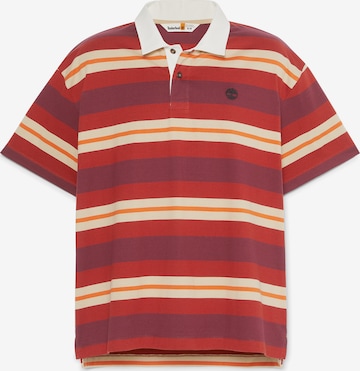 TIMBERLAND Majica | rdeča barva: sprednja stran