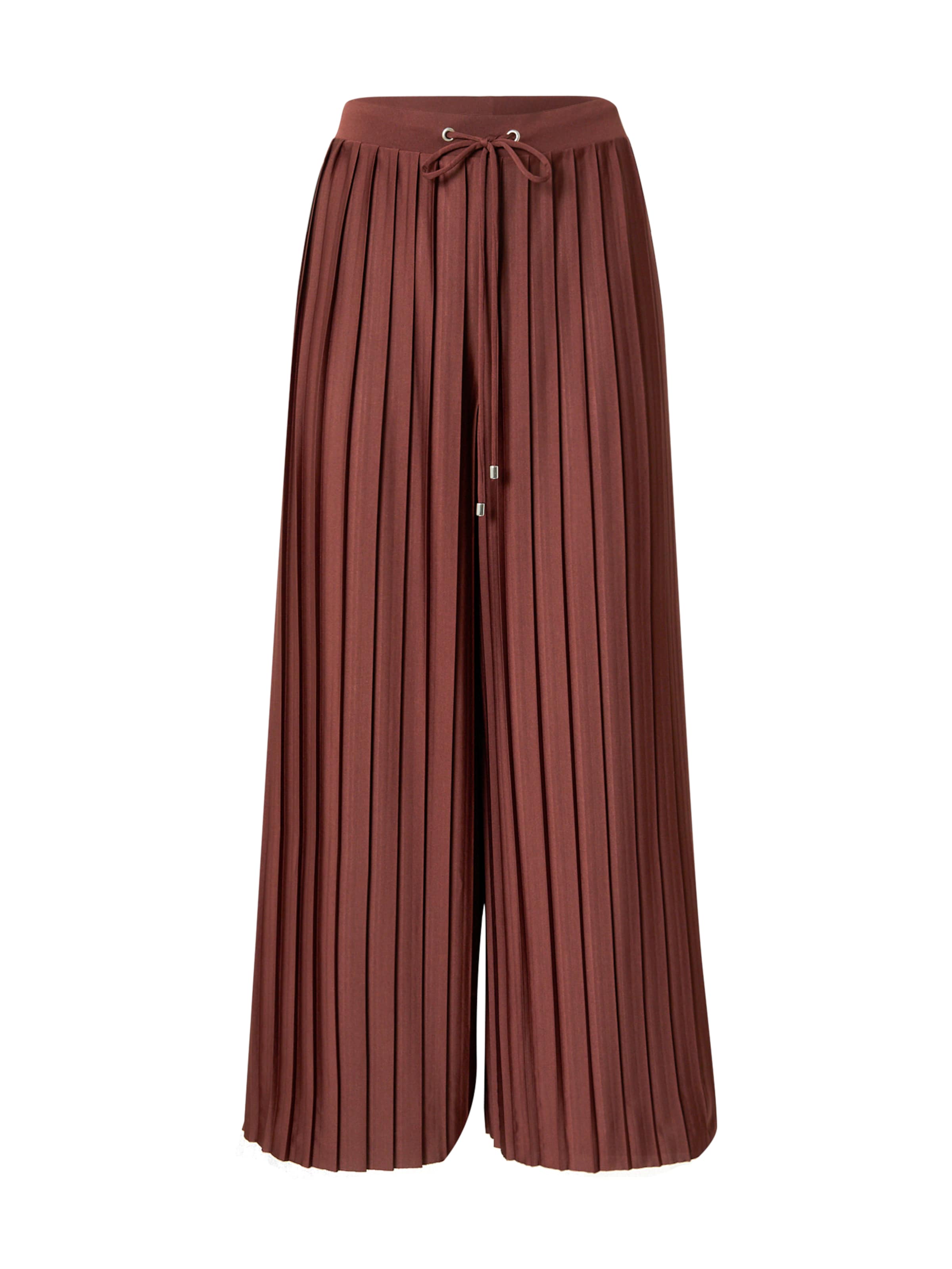 Pantalon 'Caren' ABOUT YOU en marron : devant