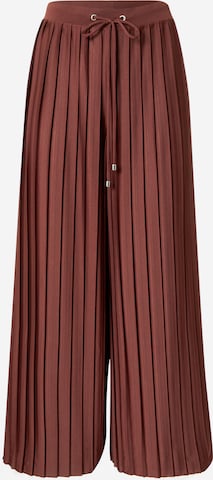 ABOUT YOU Wide Leg Hose 'Caren' in Braun: predná strana