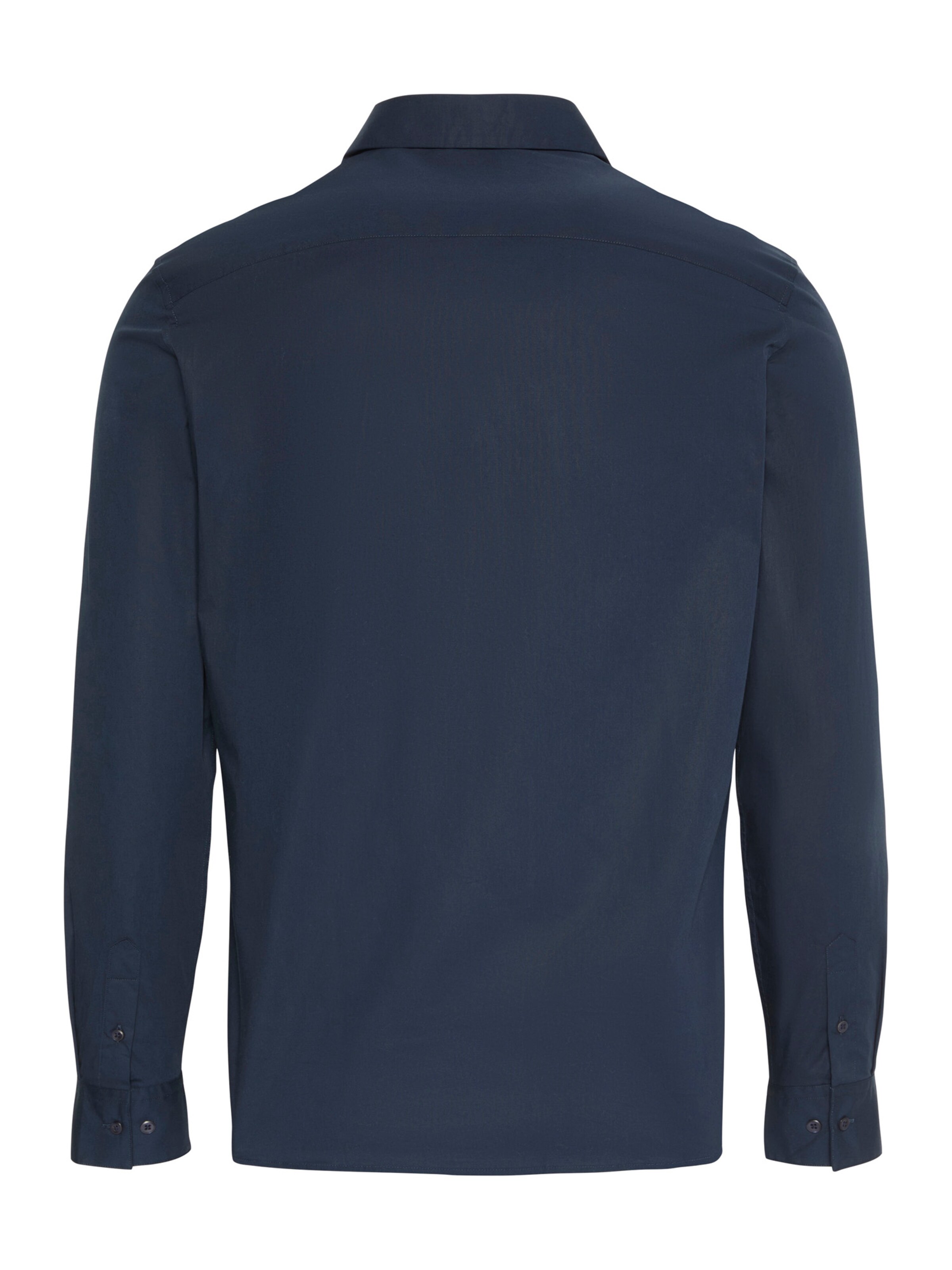 Calvin Klein Úzky strih Košeľa - Modrá