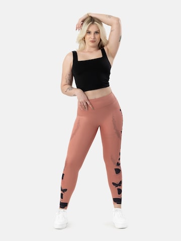 LEAFLETIC - Skinny Leggings 'Leafletic Women`s Long Length Legging' en rosa: frente
