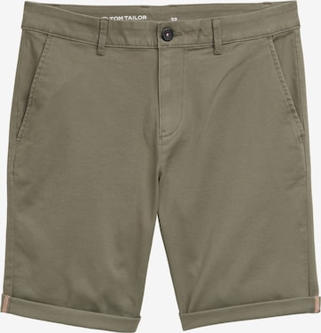 TOM TAILOR Chino trousers in Green: front