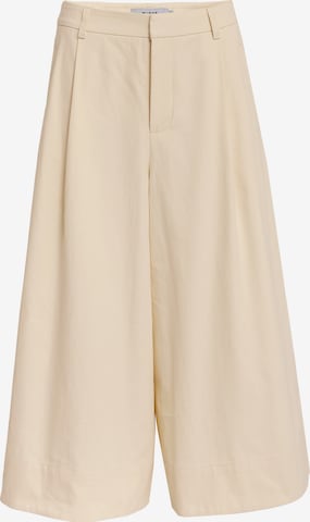 minus Regular Housut 'Rienne' värissä beige: etupuoli