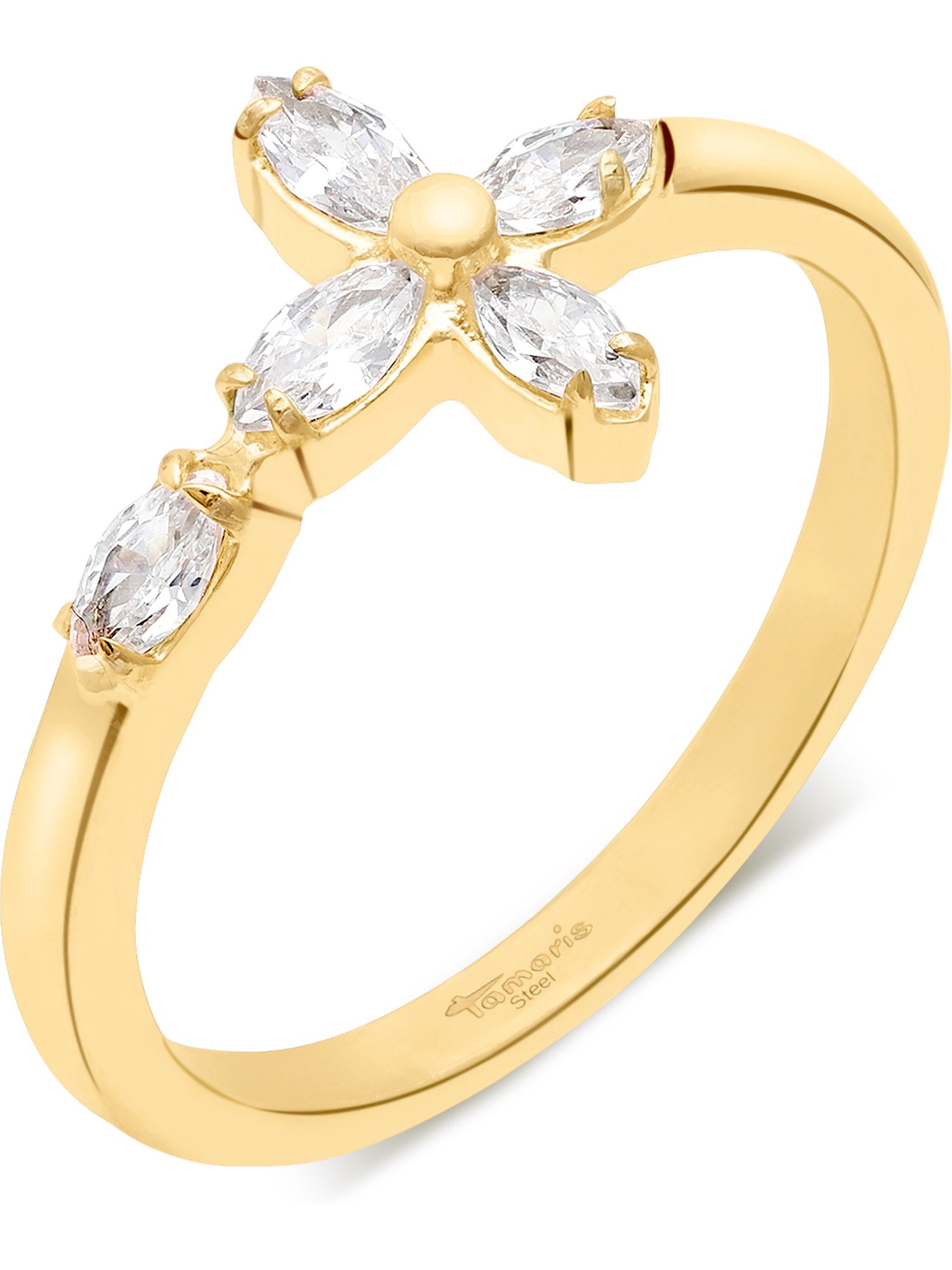 Tamaris Ring in 52 in gold, Produktansicht