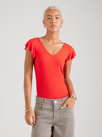 ONLY Футболка 'ONLBELIA' в Красный: спереди