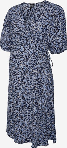 Vero Moda Maternity Dress 'HENNA' in Blue: front