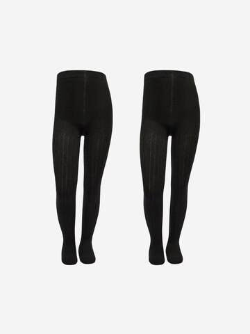 Penti Strumpfhose 'PENTI Mädchen Pretty Rib Strumpfhose'‌‌‌ in Schwarz: Vorderseite