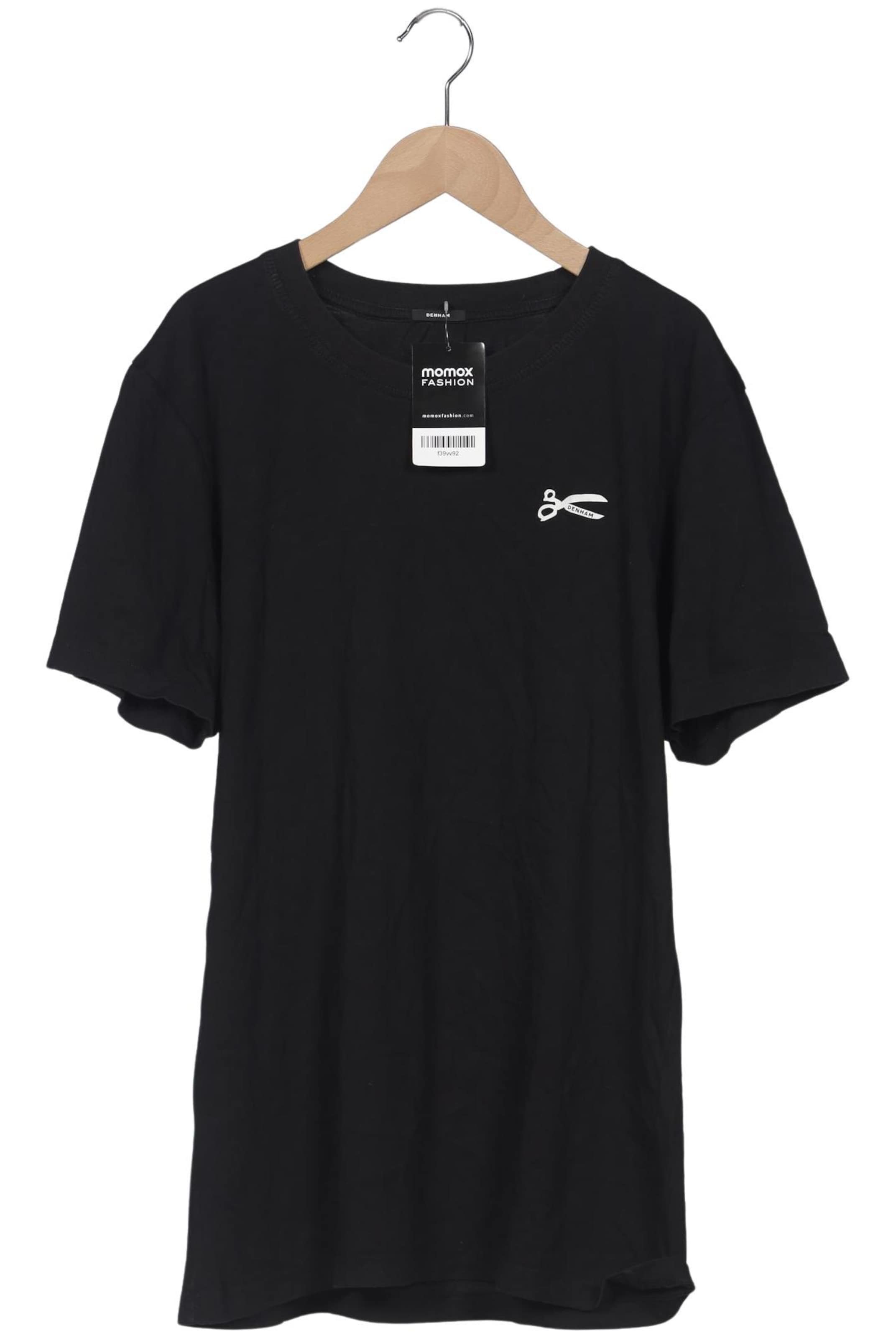 DENHAM T-Shirt L in Schwarz: Vorderseite