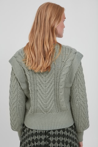 b.young Sweater 'BYOTINKA CABLE JUMPER' in Green