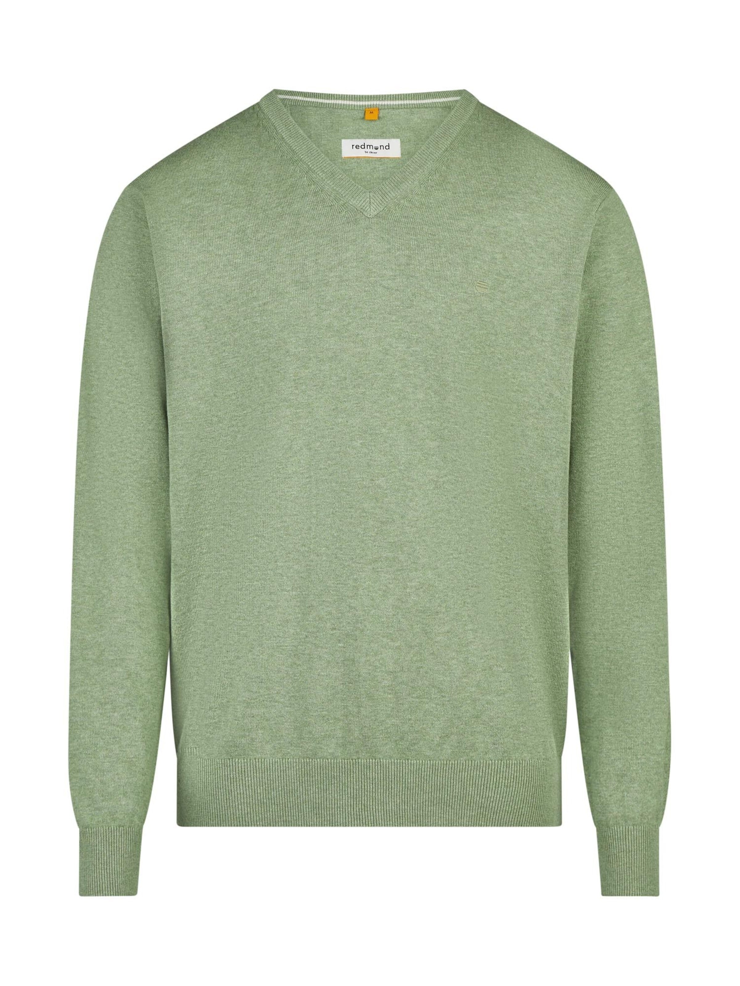 redmond Sweater 'Basic' in Green: front